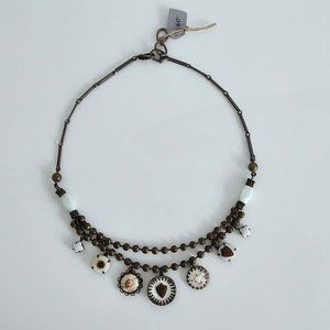 HANDCRAFTED NECKLACE BEAD- BRASS !